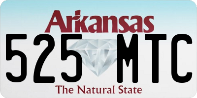 AR license plate 525MTC