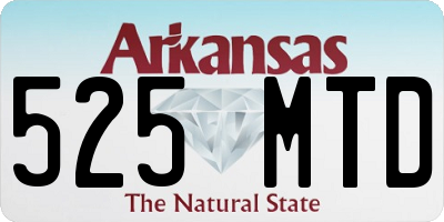 AR license plate 525MTD