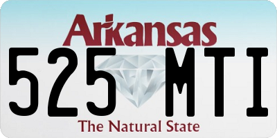 AR license plate 525MTI