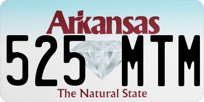 AR license plate 525MTM