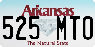 AR license plate 525MTO