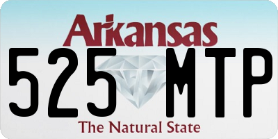 AR license plate 525MTP