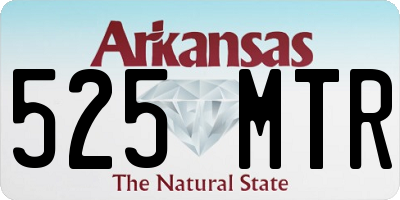 AR license plate 525MTR