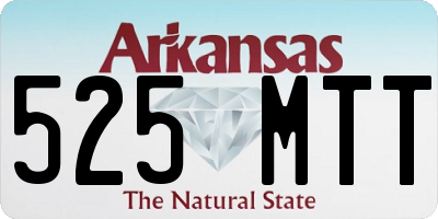 AR license plate 525MTT