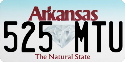 AR license plate 525MTU