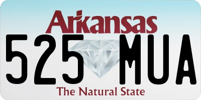 AR license plate 525MUA