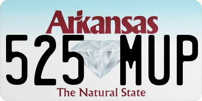 AR license plate 525MUP