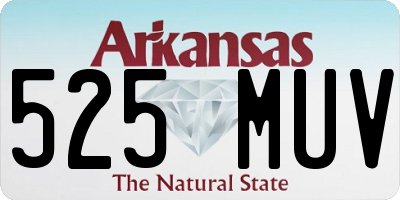 AR license plate 525MUV