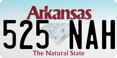 AR license plate 525NAH