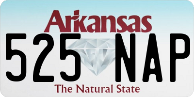 AR license plate 525NAP