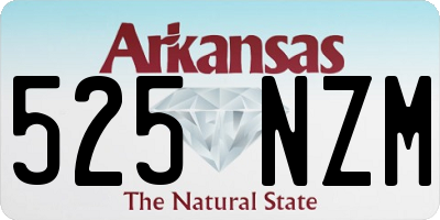 AR license plate 525NZM