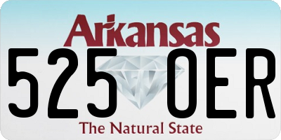AR license plate 525OER