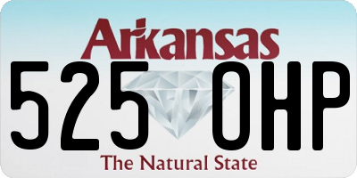 AR license plate 525OHP