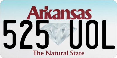 AR license plate 525UOL