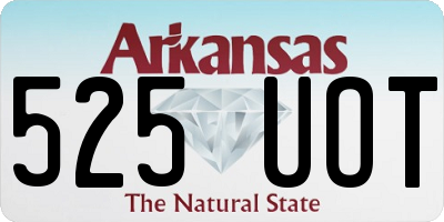 AR license plate 525UOT