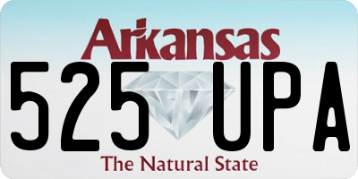 AR license plate 525UPA
