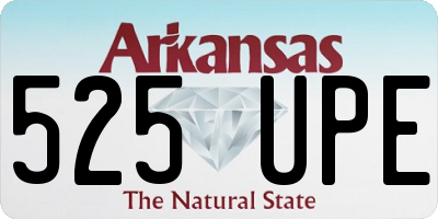 AR license plate 525UPE