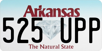 AR license plate 525UPP