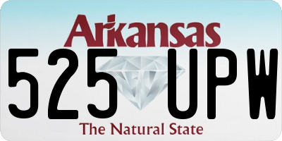 AR license plate 525UPW