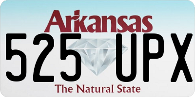 AR license plate 525UPX