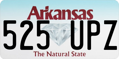AR license plate 525UPZ
