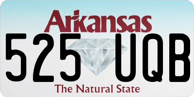 AR license plate 525UQB