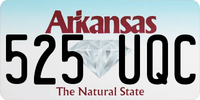 AR license plate 525UQC