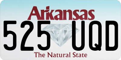 AR license plate 525UQD