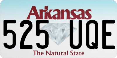AR license plate 525UQE