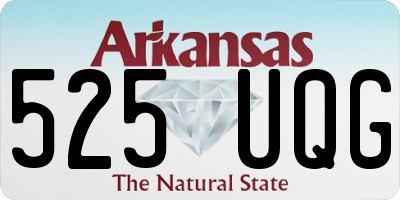 AR license plate 525UQG
