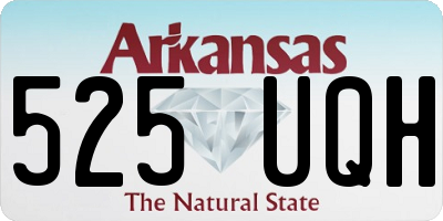 AR license plate 525UQH