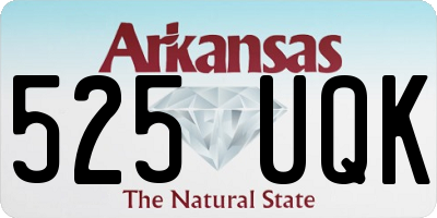 AR license plate 525UQK