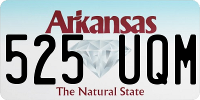AR license plate 525UQM