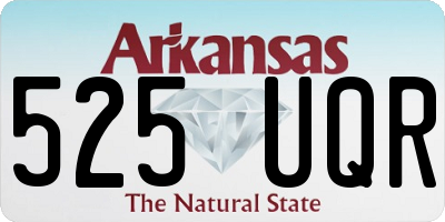 AR license plate 525UQR