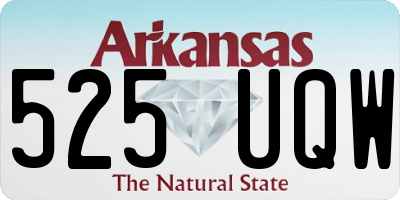 AR license plate 525UQW
