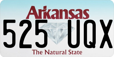 AR license plate 525UQX