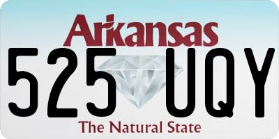 AR license plate 525UQY