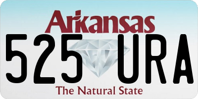 AR license plate 525URA