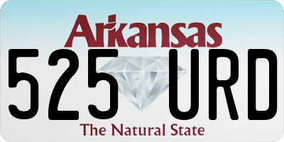 AR license plate 525URD