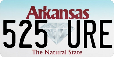 AR license plate 525URE