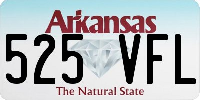 AR license plate 525VFL