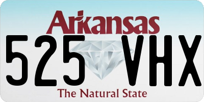 AR license plate 525VHX