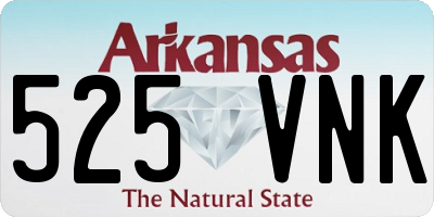 AR license plate 525VNK