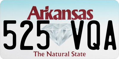 AR license plate 525VQA
