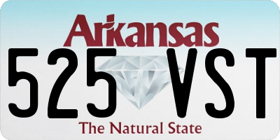 AR license plate 525VST