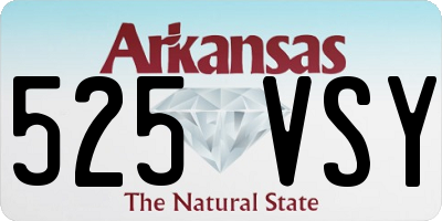 AR license plate 525VSY