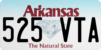 AR license plate 525VTA