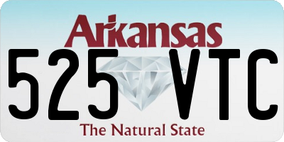 AR license plate 525VTC