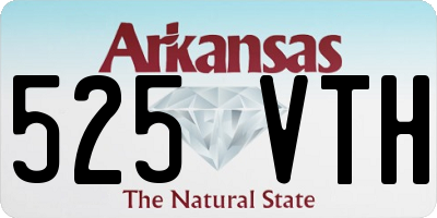 AR license plate 525VTH