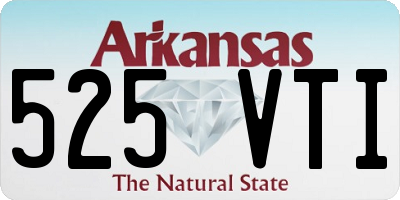 AR license plate 525VTI